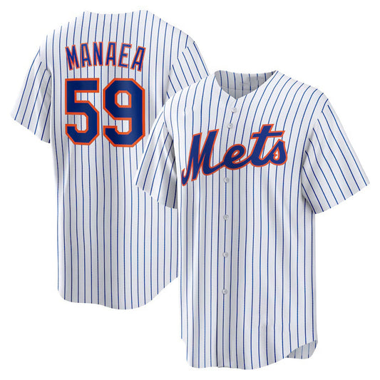 New York Mets #59 Sean Manaea White RONA Home Replica Jersey