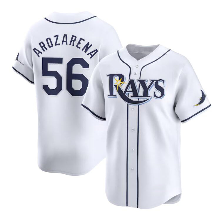 Tampa Bay Rays #56 Randy Arozarena White RONA Home Limited Stitched Jersey