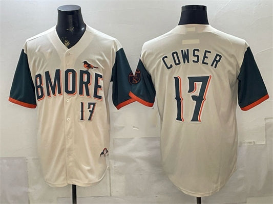 Baltimore Orioles #17 Colton Cowser Natural RONA 2026 City Connect Stadium Stitched Jersey