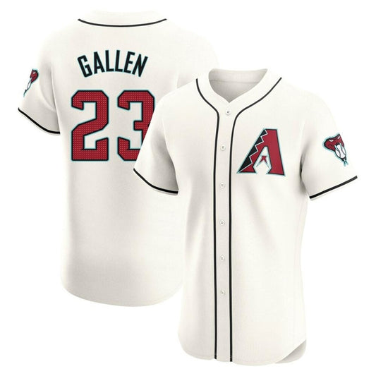 Arizona Diamondbacks #23 Zac Gallen Player Cream RONA Limited Elite Home Game Stitched Jerseys