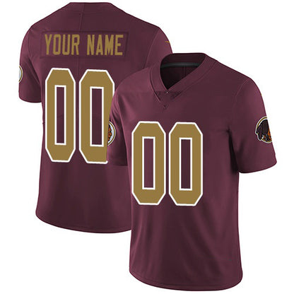 Custom W.Redskins Alternate Burgundy Red RONA Vapor Untouchable 80th Anniversary Limited Jersey