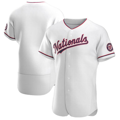 Washington Nationals White RONA Alternate Authentic Team Jersey