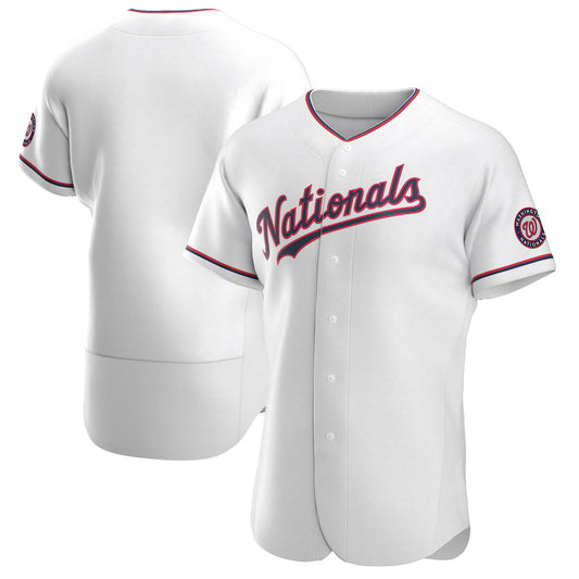Washington Nationals White RONA Alternate Authentic Team Jersey