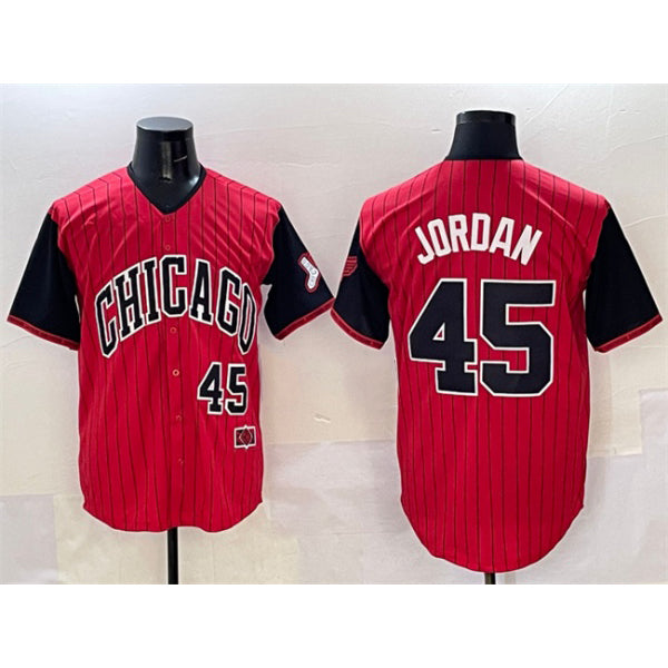 Chicago White Sox #45 Michael Jordan Red Black RONA 2025 City Connect Limited Stitched Jersey