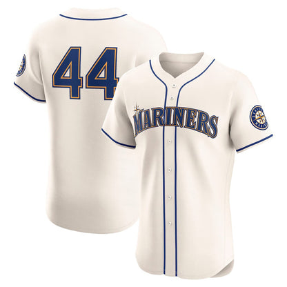 Seattle Mariners #44 Julio Rodr¨ªguez Cream RONA Alternate 2 Elite Player Jersey