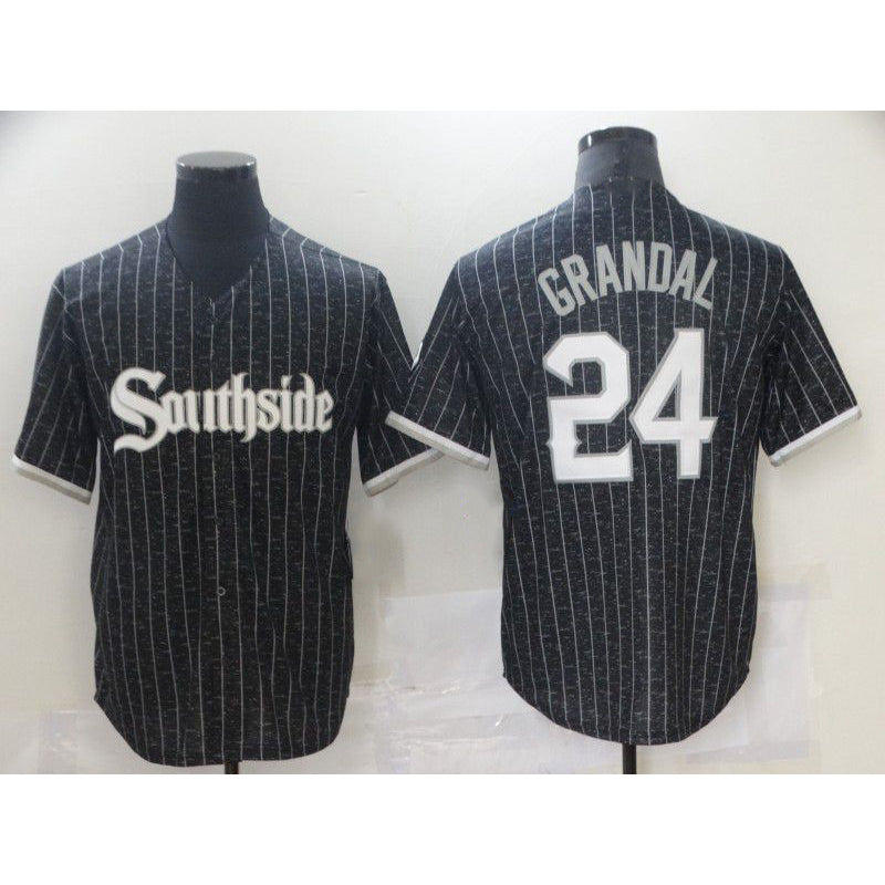 Chicago White Sox #24 Grandal City Edition Black RONA Game 2021 Jerseys