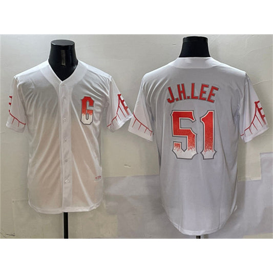 San Francisco Giants #51 Jung Hoo Lee White RONA City Connect Cool Base Stitched Jersey