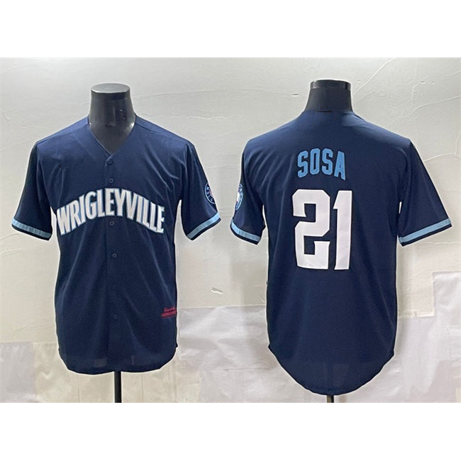 Chicago Cubs #21 Sh¨­ta Imanaga Blue RONA Cool Base Stitched Jersey