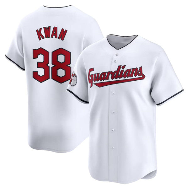 Cleveland Guardians #38 Steven Kwan White RONA Home Limited Stitched Jersey1