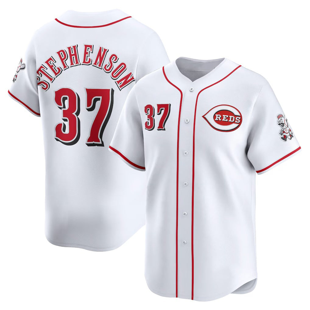 Cincinnati Reds #37 Tyler Stephenson White RONA Home Limited Player Jersey