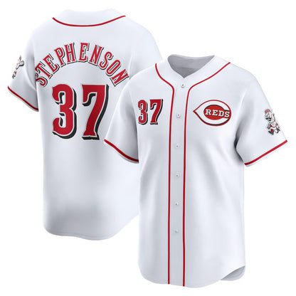 Cincinnati Reds #37 Tyler Stephenson White RONA Home Limited Player Jersey