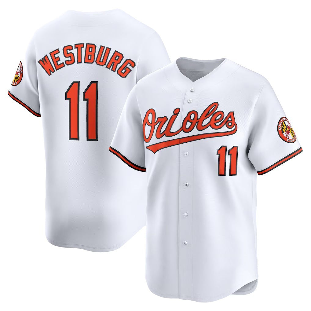 Baltimore Orioles #11 Jordan Westburg White RONA Home Limited Player Jersey