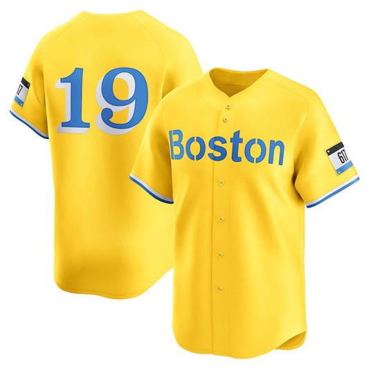 Boston Red Sox #19 Roman Anthony Gold RONA City Connect Limited Jersey
