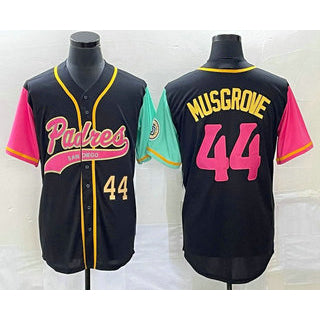 San Diego Padres #44 Joe Musgrove Number Black RONA NEW 2023 City Connect Cool Base Stitched Jersey