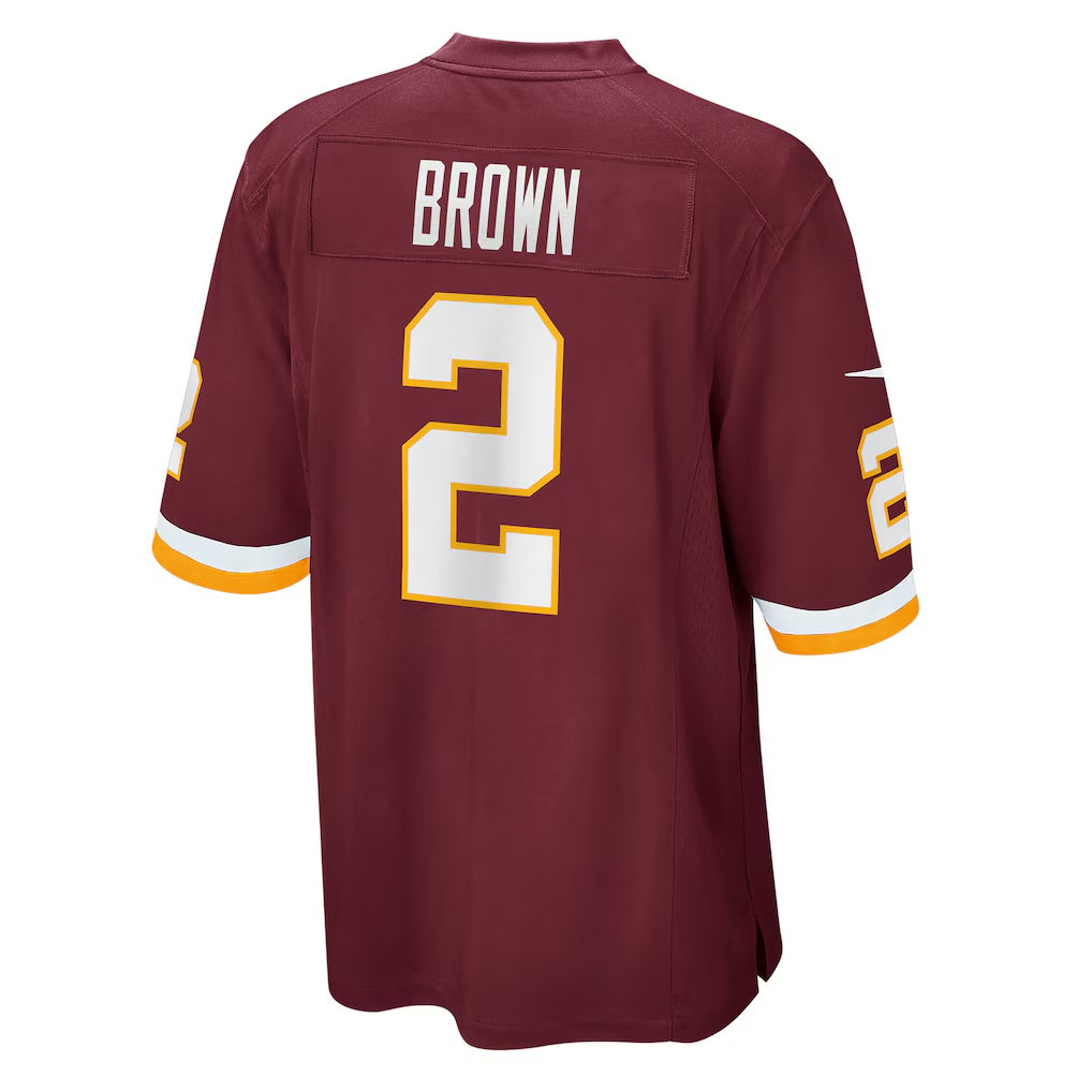 W.Football Team #2 Dyami Brown Burgundy RONA Game Jersey