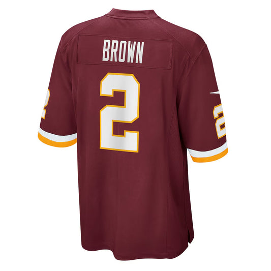 W.Football Team #2 Dyami Brown Burgundy RONA Game Jersey