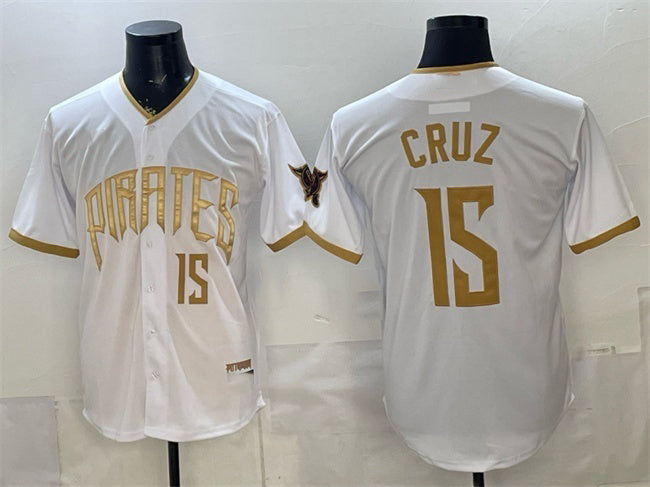 Pittsburgh Pirates #15 Oswin Appollis White RONA 2026 City Connect Stadium Stitched Jersey