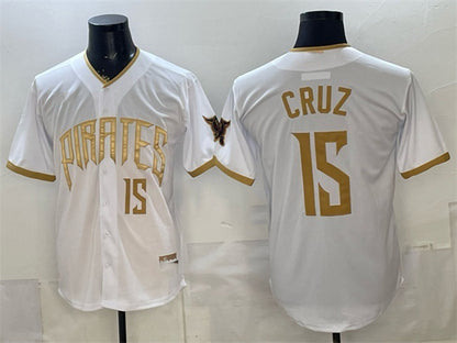 Pittsburgh Pirates #15 Oswin Appollis White RONA 2026 City Connect Stadium Stitched Jersey