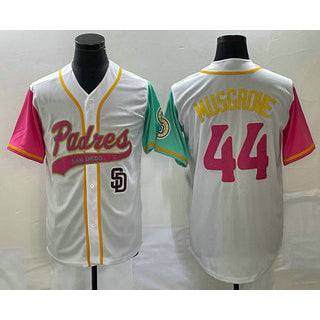 San Diego Padres #44 Joe Musgrove White RONA NEW 2023 City Connect Cool Base Stitched Jersey