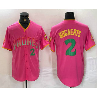 San Diego Padres #2 Xander Bogaerts Pink RONA Player Number Fashion Jersey