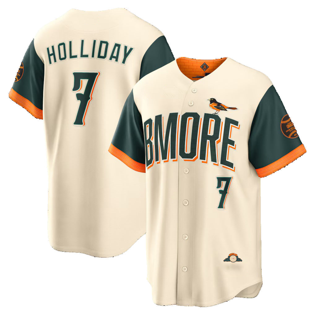 Baltimore Orioles #7 Jackson Holliday Natural RONA 2026 City Connect Stadium Jersey