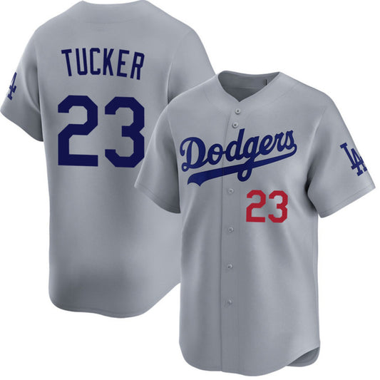 Los Angeles Dodgers #23 Kyle Tucker Gray RONA 2026 Limited Stitched Jersey