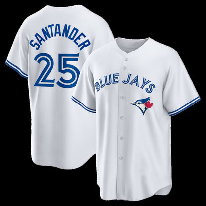 Toronto Blue Jays #25 Anthony Santander White RONA Home Replica Jersey
