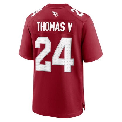 A.Cardinals #24 Starling Thomas V Cardinal RONA Team Game Jersey