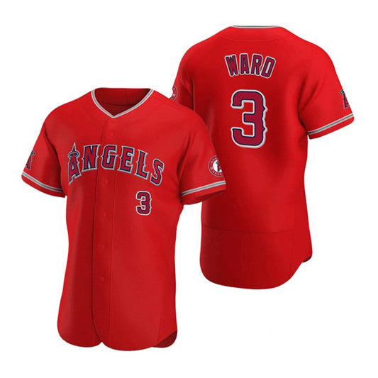 Los Angeles Angels #3 Waylor Ward RONA Red Flex Base Stitched Jersey