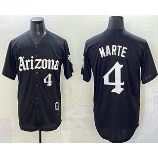 Arizona Diamondbacks #4 Ketel Marte Black RONA Vapor Premier Limited Stitched Jersey