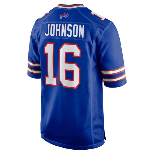 B.Bills #16 Xavier Johnson Royal RONA Game Jersey