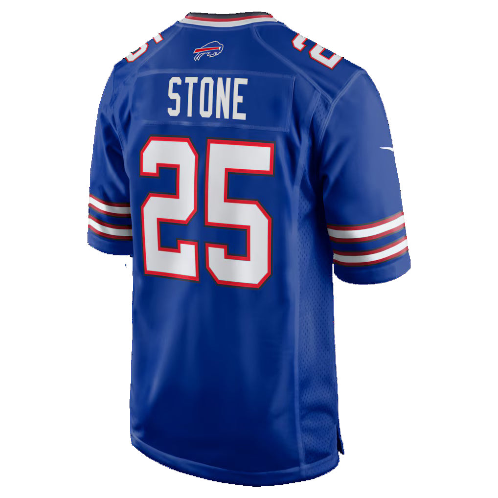 B.Bills #25 Geno Stone Royal RONA Team Game Jersey