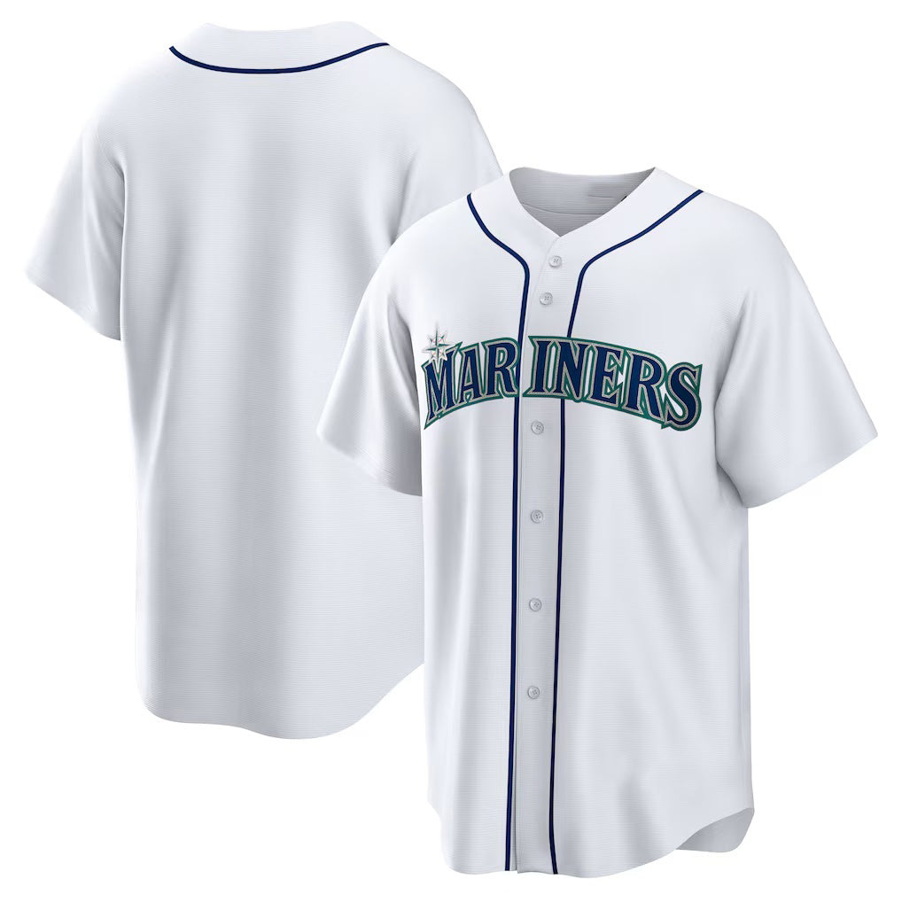 Seattle Mariners White RONA Home Replica Team Jersey