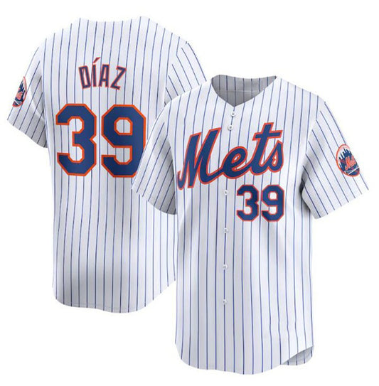 New York Mets #39 Edwin Diaz White RONA 2024 Home Limited Stitched Jersey
