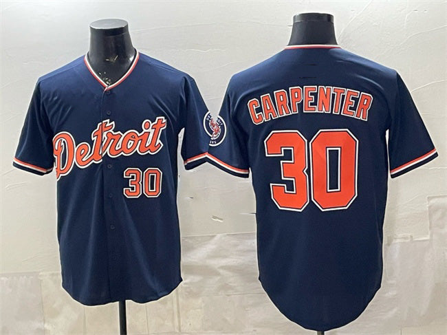 Detroit Tigers #30 Kerry Carpenter Navy RONA 2026 Alternate Vapor Premier Limited Stitched Jersey