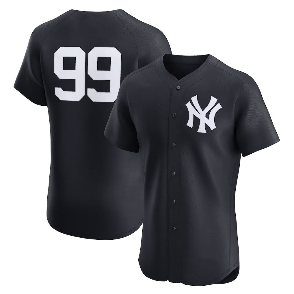 New York Yankees #99 Aaron Judge Navy RONA Alternate 2 Elite Jersey