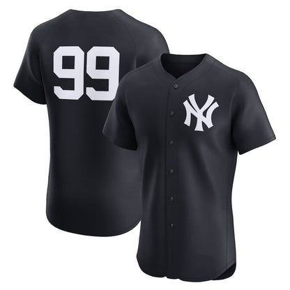 New York Yankees #99 Aaron Judge Navy RONA Alternate 2 Elite Jersey