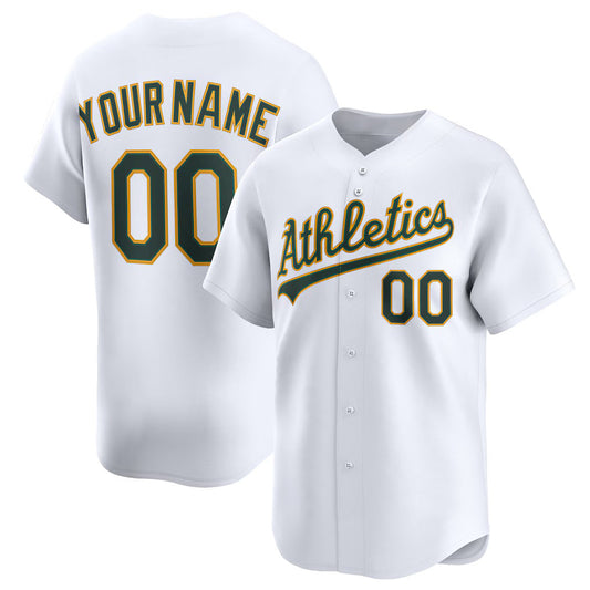 Custom Oakland Athletics White RONA Home Limited Jersey