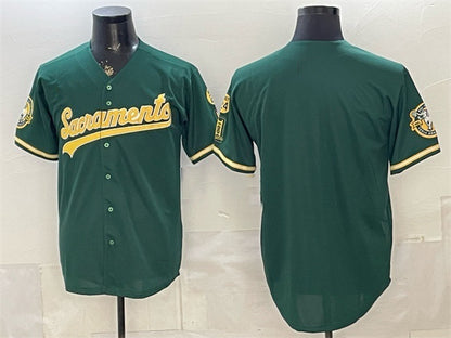 Oakland Athletics Blank 2026 Green RONA Alternate Sacramento Celebrating 125 Years Vapor Limited Stitched Jersey