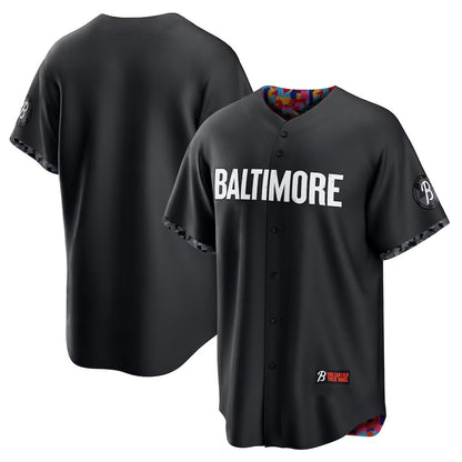 Baltimore Orioles Black RONA City Connect Replica Jersey