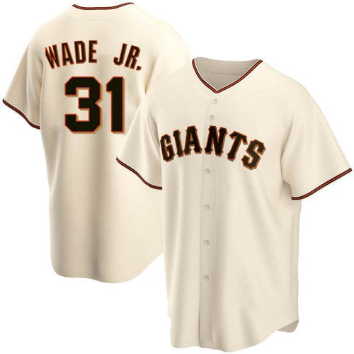 San Francisco Giants #31 LaMonte Wade Jr Cream RONA 2021 Replica Home Jersey