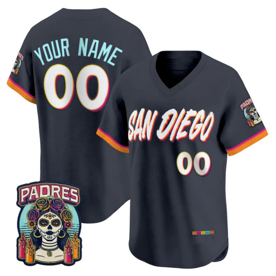 Custom San Diego Padres Obsidian RONA 2026 City Connect Stadium Stitched Jersey