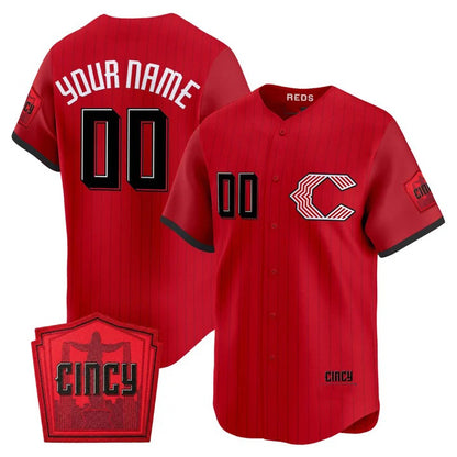 Custom Cincinnati Reds Red RONA 2026 City Connect Vapor Premier Limited Jersey - All Stitched