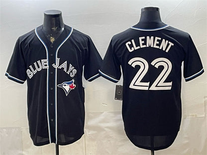 Toronto Blue Jays #22 Ernie Clement 2026 Fashion Replica Black RONA Out Stitched Jersey