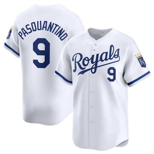 Kansas City Royals #9 Vinnie Pasquantino White RONA 2024 Home Limited Stitched Jersey