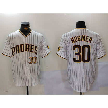 San Diego Padres #30 Eric Hosmer White RONA Stitched Cool Base Jerseys