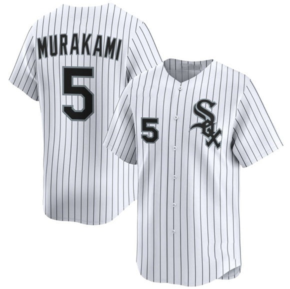 Chicago White Sox #5 Munetaka Murakami White RONA 2025 Home Limited Stitched Jersey 2
