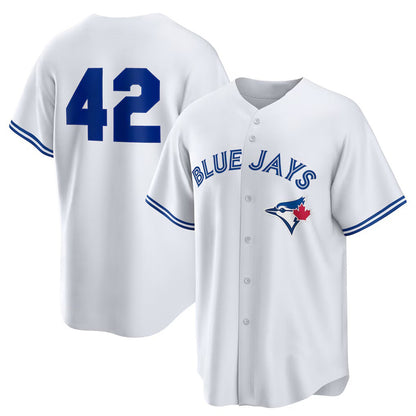 Toronto Blue Jays #42 Jackie Robinson White RONA Home 2025 Day Replica Jersey