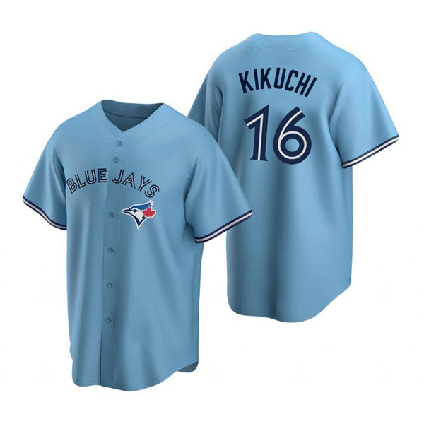 Toronto Blue Jays #16 Yusei Kikuchi Light Blue RONA Cool Base Stitched Jersey