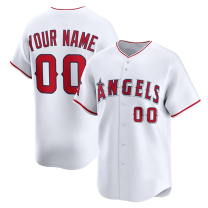 Custom Los Angeles Angels White RONA Home Limited Jersey